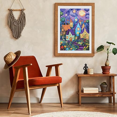 Miniatura 7 de Rompecabezas para adultos de 1000 piezas, rompecabezas de vidrieras para noche de juegos, decoración del hogar, exhibición de pared, desafiante