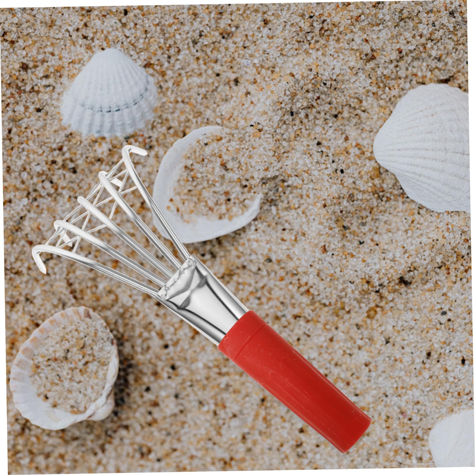 Toddmomy 4 Stück Kleiner Muschelrechen für Leichter Rutschfester Griff zum Muscheln und Am Strand Perfektes Werkzeug für Meeresfrüchte und Gartenarbeiten