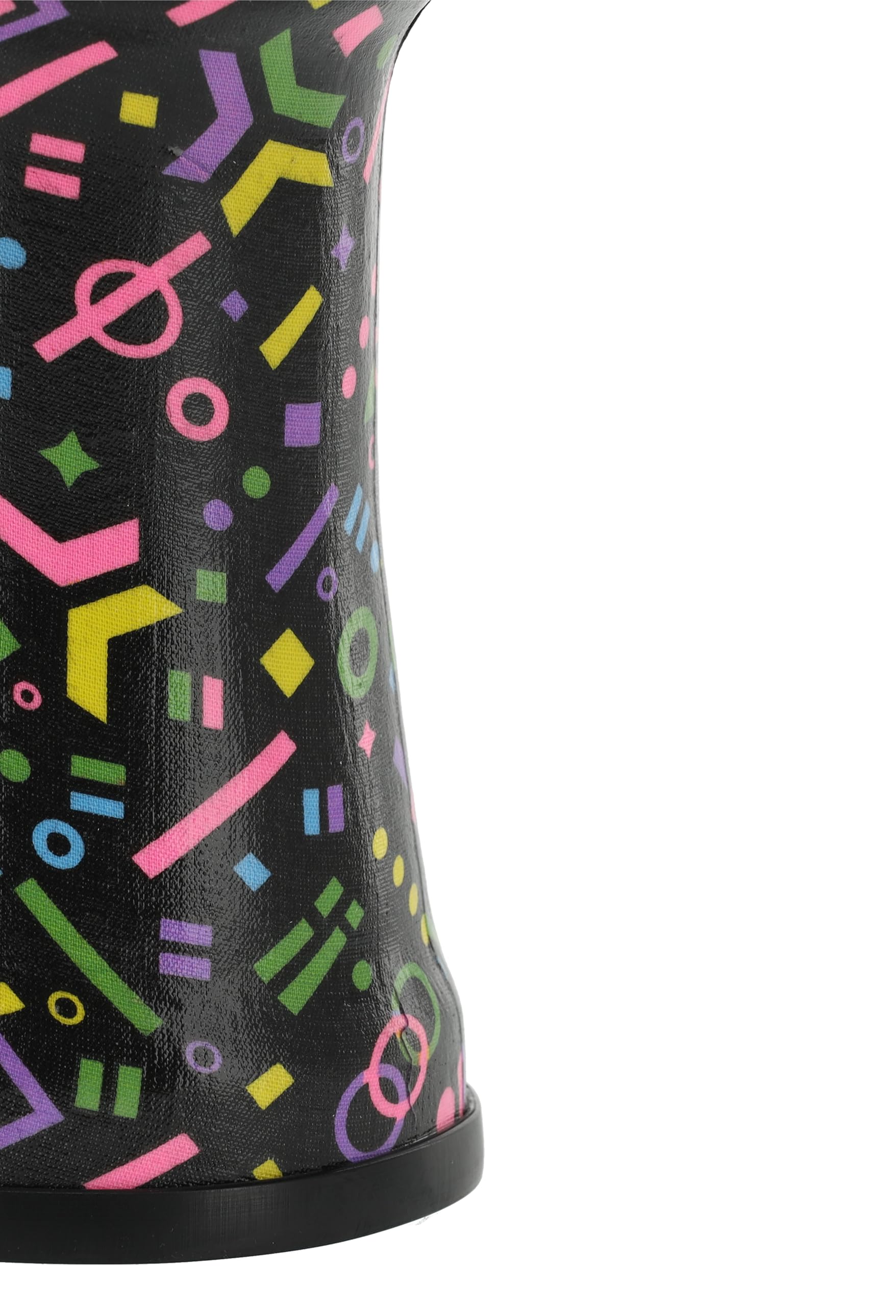 GEWA Liberty Djembé - System strojenia: linkowe - Średnica: 7" (17,8 cm) - Wysokość: 12,5" (31,5 cm) - Liczba sznurków: 14 - Wzór: Crazy neon