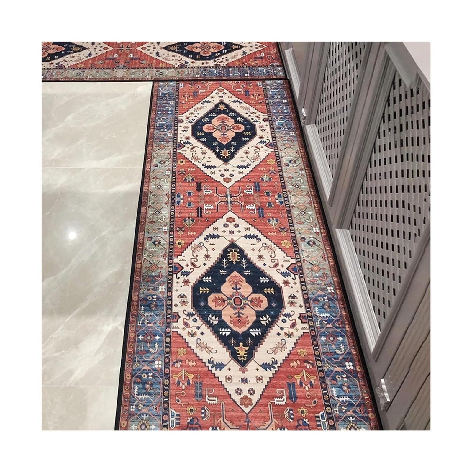 EBZFASO Hallway Runner Rug, Non Slip Runner Rug Washable Carpet Rubber Backing Hallway(60CMx200CM (2FT X6.5FT))