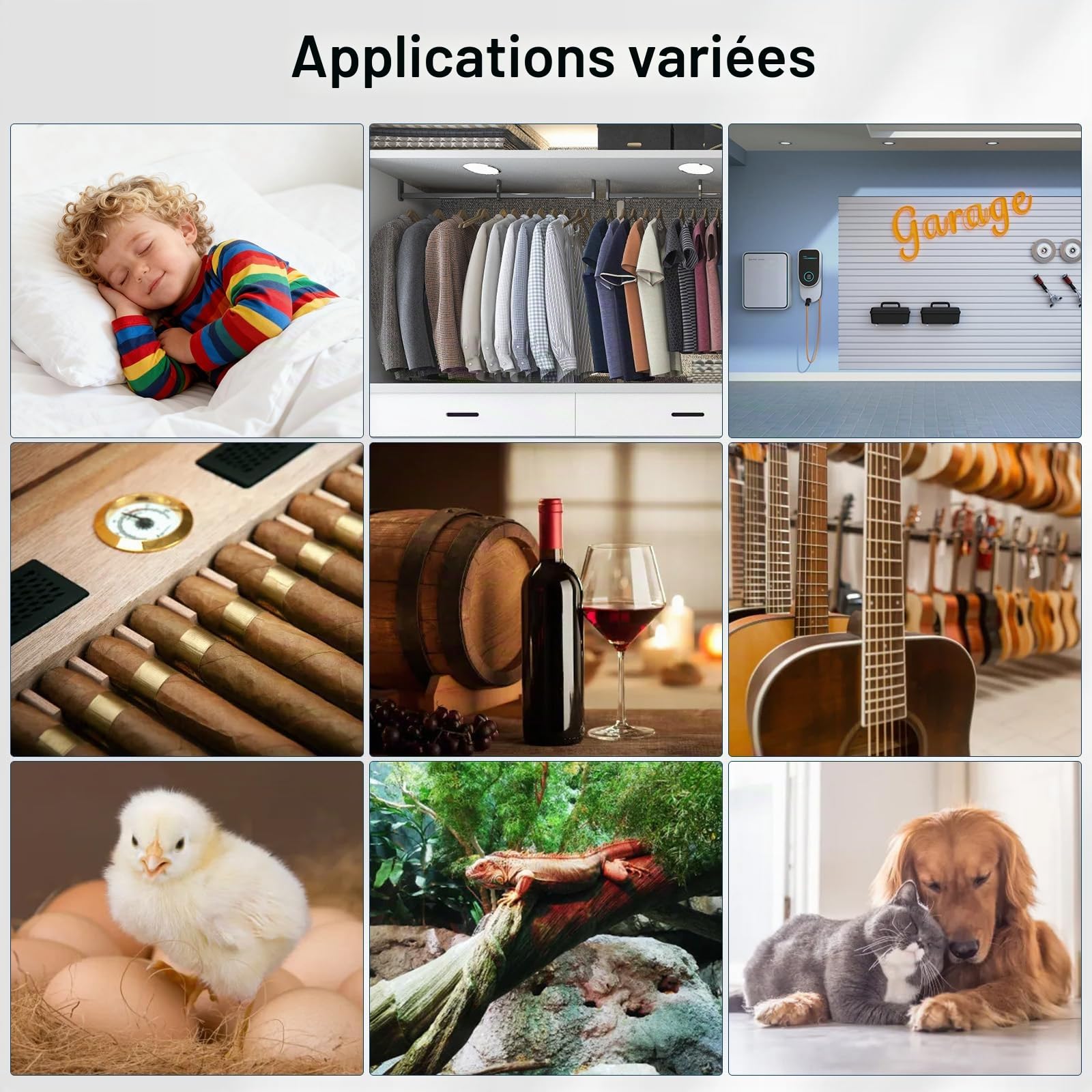 Capteur ZigBee de Température et d'humidité Intelligent IP65, Lot de 3 | ZigBee 3.0 Thermomètre Hygromètre Intérieur Extérieur pour Domotique, ZigBee Hub Requis, Compatible avec Alexa,Home Assistant