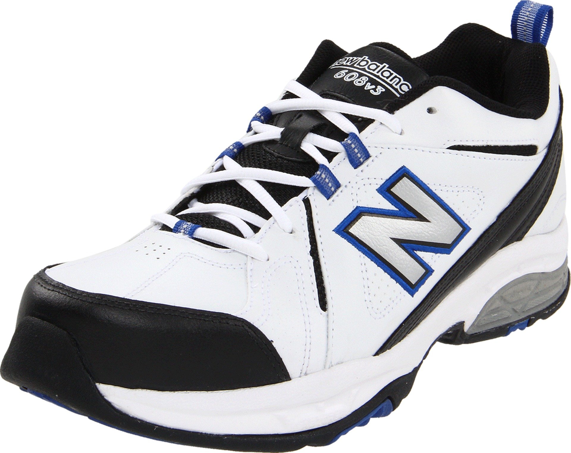 New Balance Mens Mx608v3 M Cross Trainer Shoes White Black