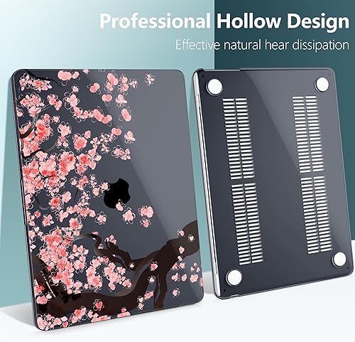 Miniatura 5 de DONGKE Funda compatible con M4 MacBook Air de 15 pulgadas 2025 2024 2023 A3241 A3114 A2941 M3 M2 Pantalla de retina líquida Touch ID, funda rígida