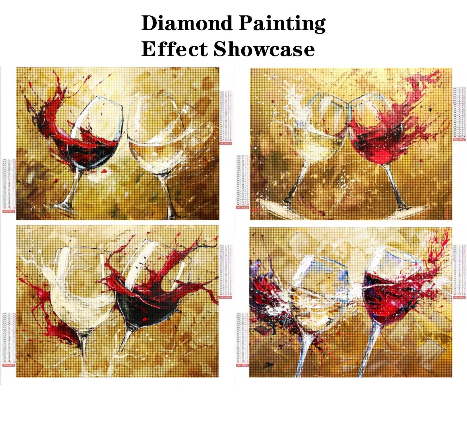 Diamentowa sztuka 4-pak diamentowego obrazu abstrakcyjnego 150 x 100 cm 2026 nowa 5D kwadratowa sztuka kryształowa, sztuka i rzemiosło dla dzieci, hobby dla dorosłych kobiet, dom, bar, biuro, hotel