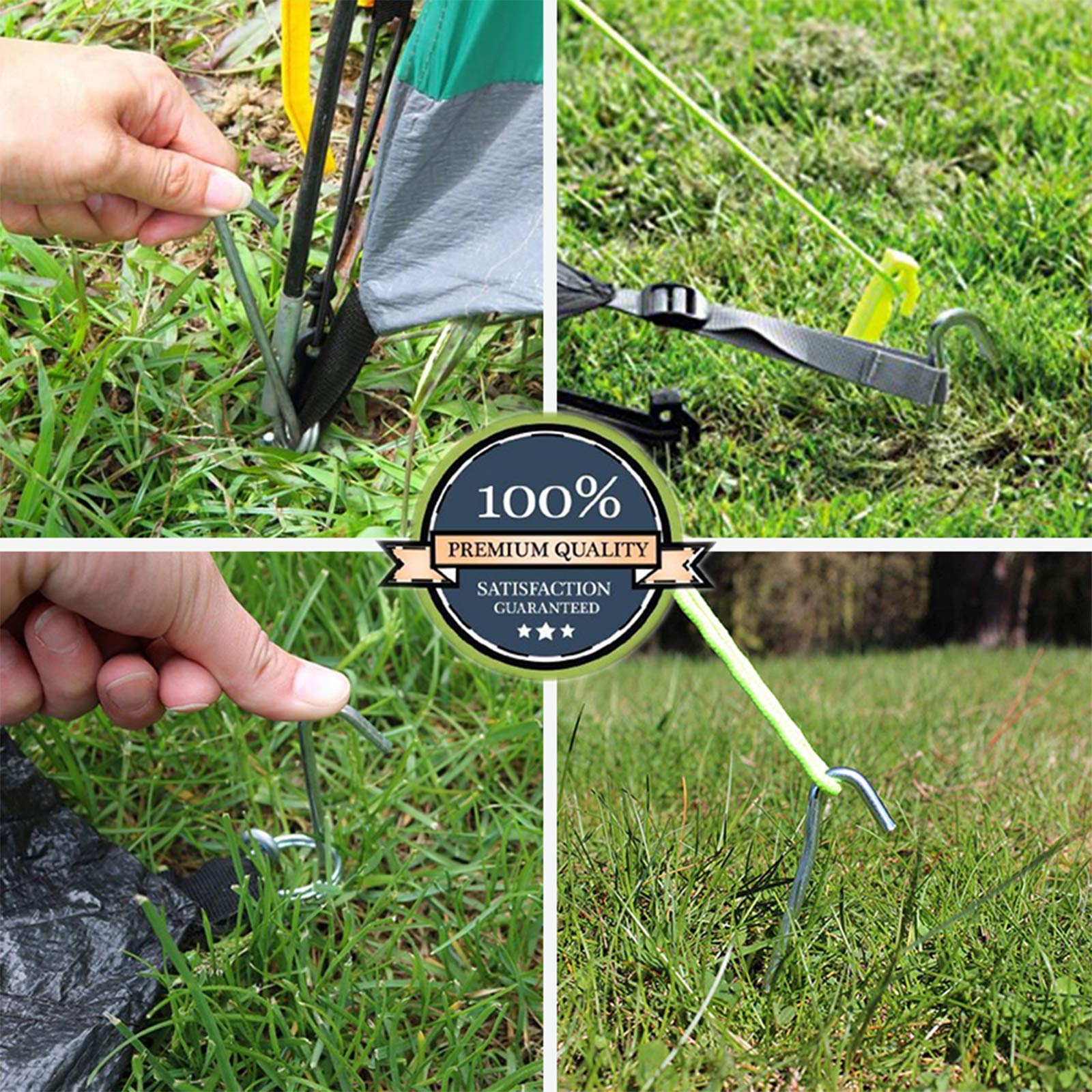 HUJI 20 Picchetti In Acciaio Zincato: Resistenti E Leggeri Per Tende, Piante E Decorazioni