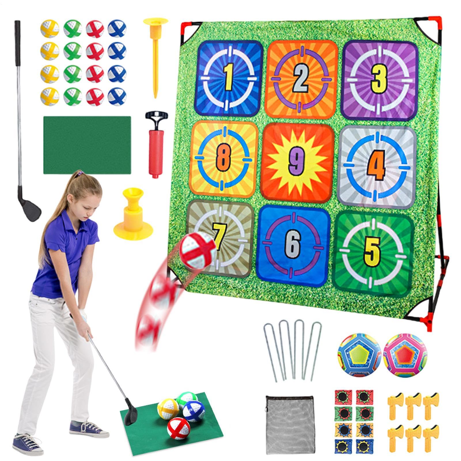 Zestaw Do Gry W Krótką Grę Golfową Mata Treningowa Golfowa Podwórkowa