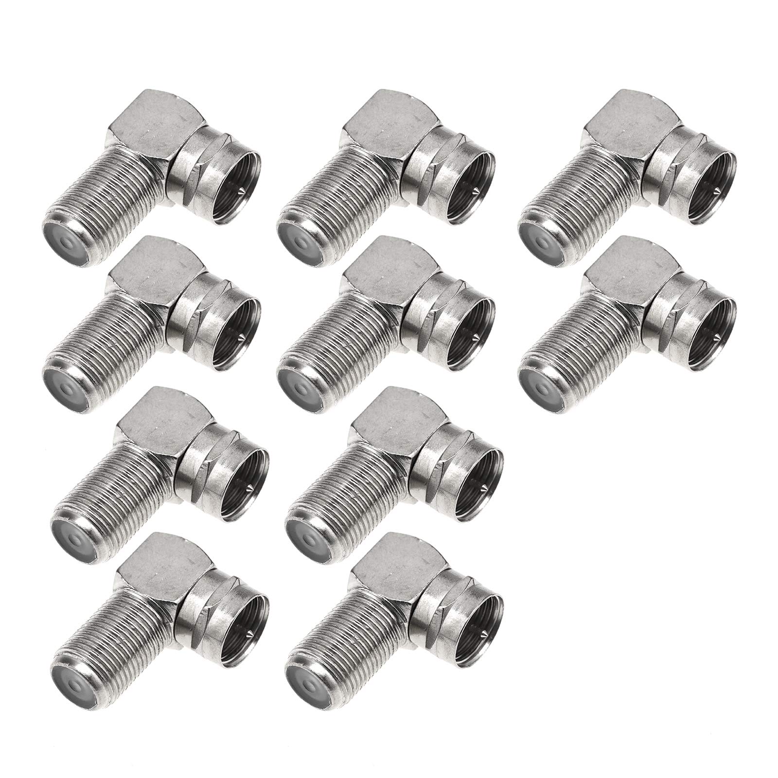 Adaptador De Cable Tipo F Macho A Conector Hembra Rca (4u
