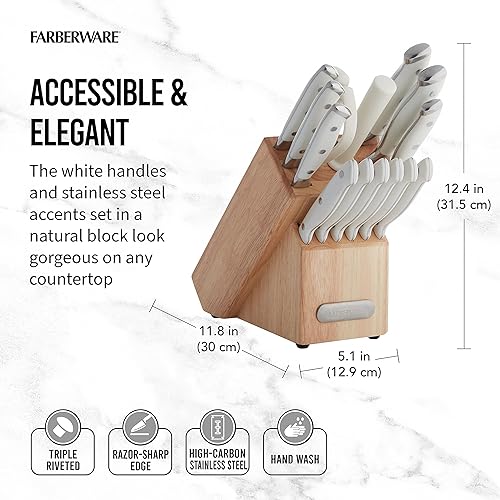 Miniatura 2 de Farberware - Cuchillo de triple remache forjado 15 piezas