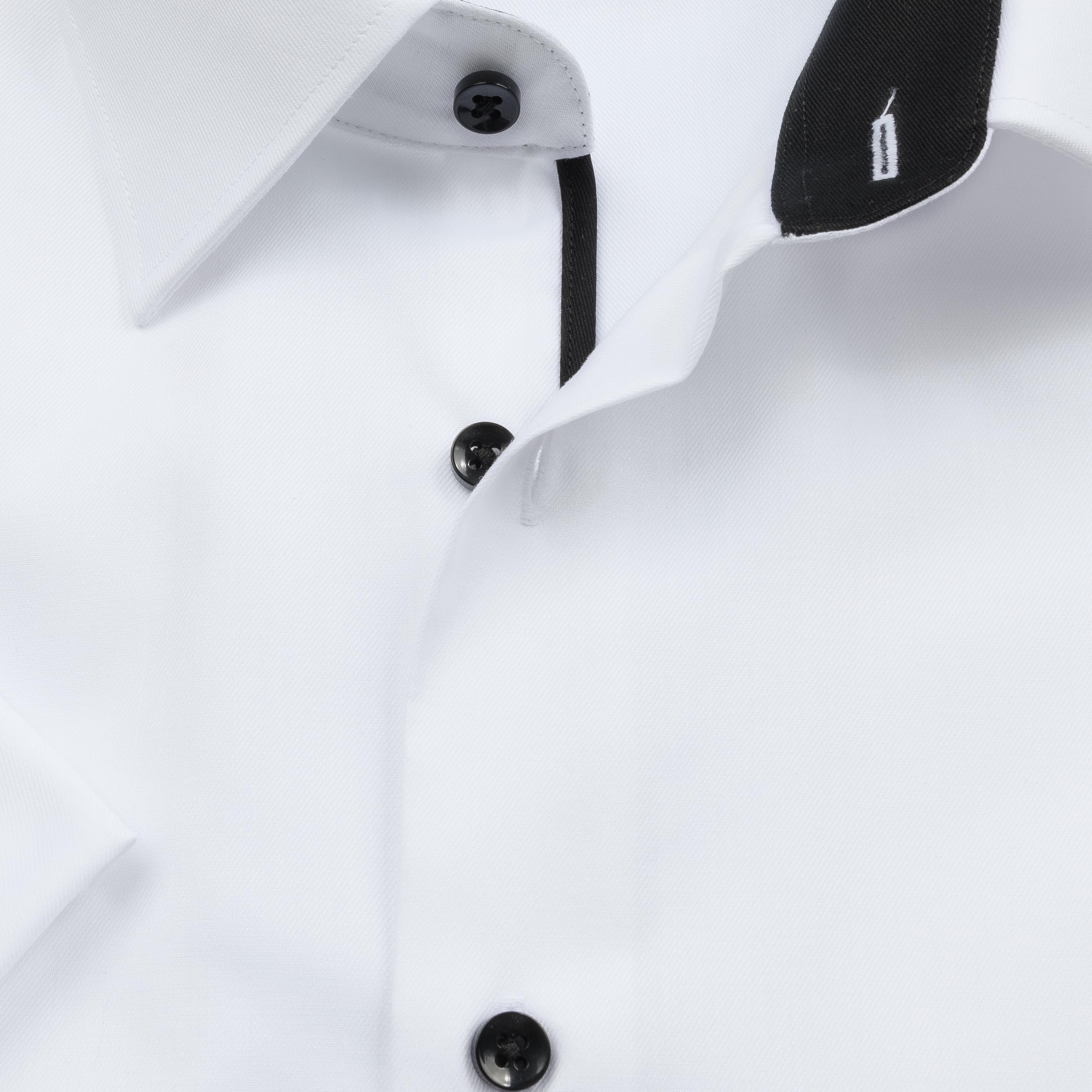 ETERNA Herren Businesshemd | Kurzarm | MODERN FIT | Uni | Bügelfrei, 100% Baumwolle | Kent Kragen