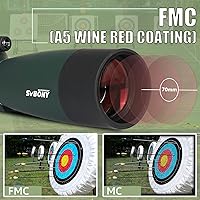 Vista 3 de SVBONY SV28 Plus Alcances de Detección con Trípode, Alcance de Observación en Ángulo con Adaptador de Teléfono Actualizado, Alcance de Observación