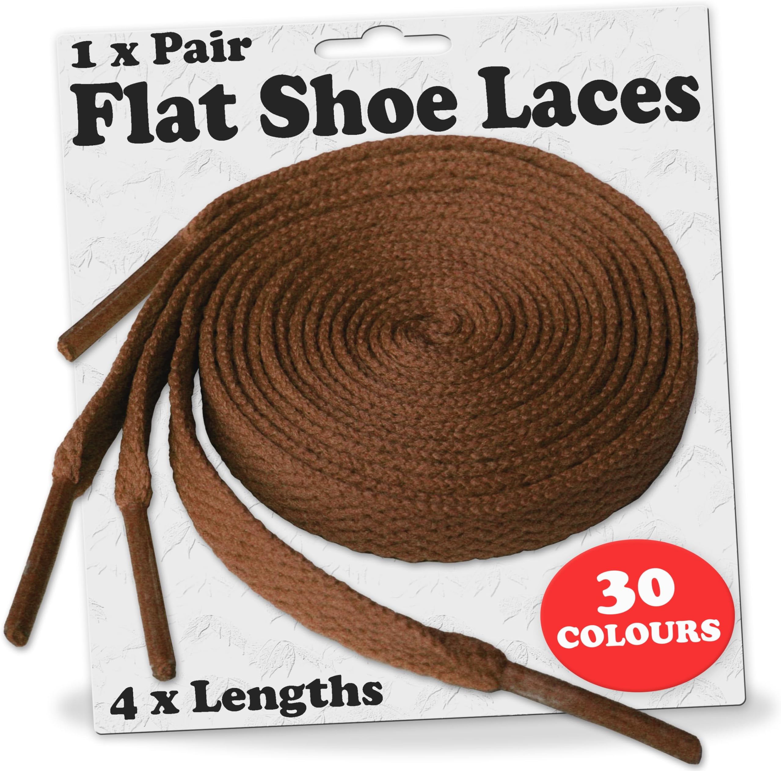 Flat Shoe Laces 8mm Wide for Trainers, Boots, Hi Tops, Football Boots, Shoelaces New Suitable for all brands including Nike Adidas Converse Puma Vans Reebok Adults or Kids