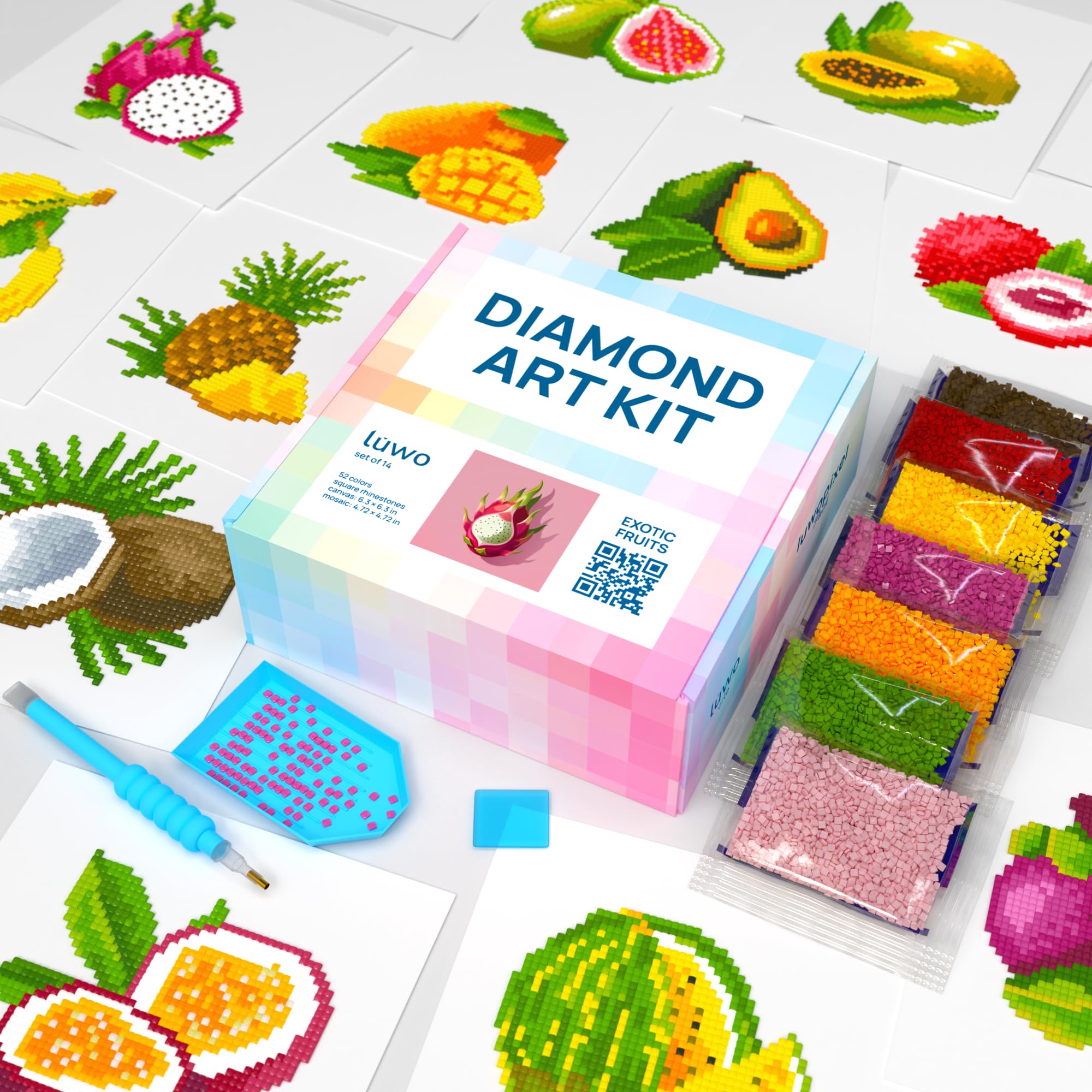 Amazon.com: LuwoArte 14 Pack Diamond Painting Kits for Adults