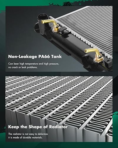 Vista 976 de SCITOO Reemplazo completo del radiador de aluminio para 1993-1998 para Toyota para T100 2.7L 3.0L 3.4L 2090 Radiador