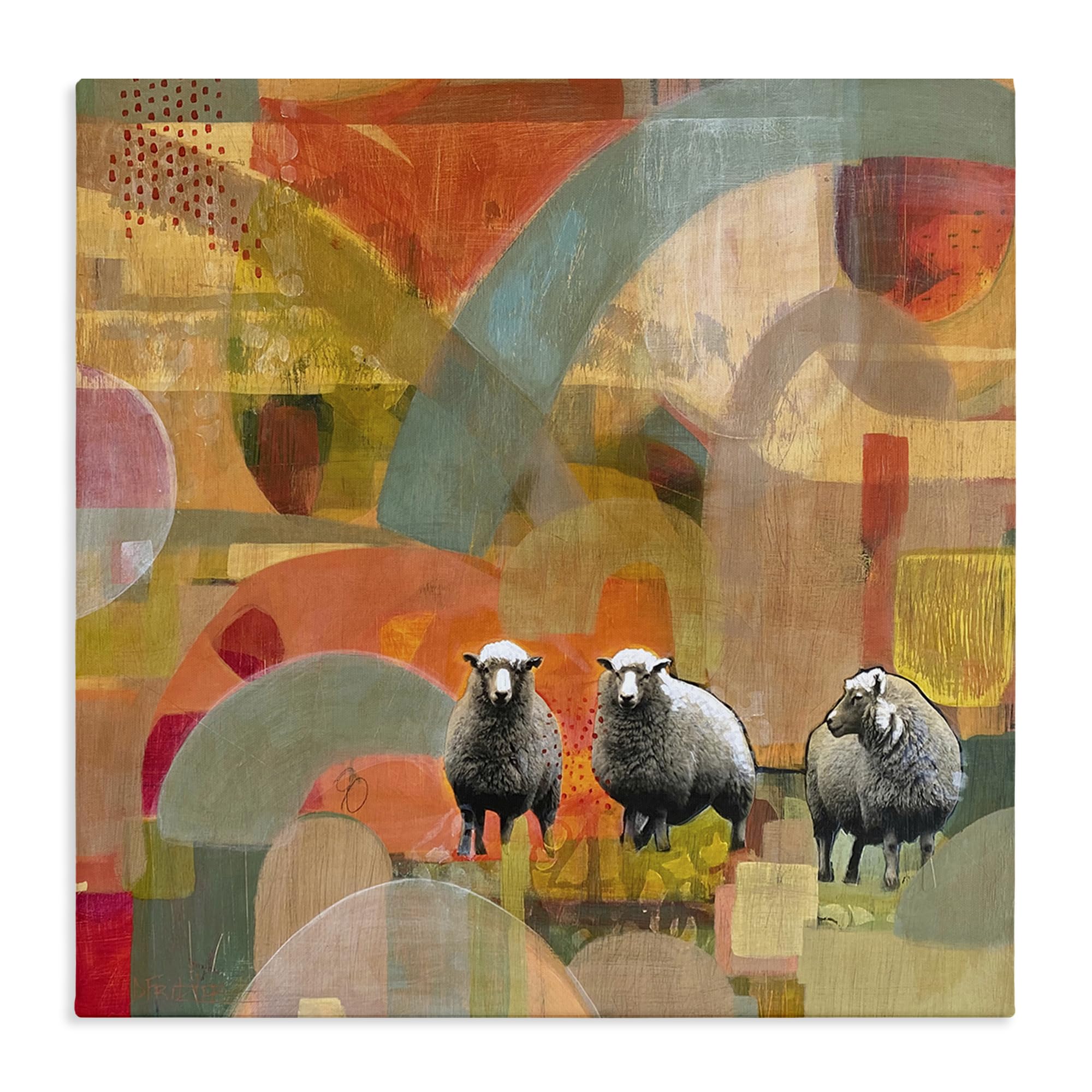 Stupell Industries Unframed 'Counting In My Sheep'| Canvas Art