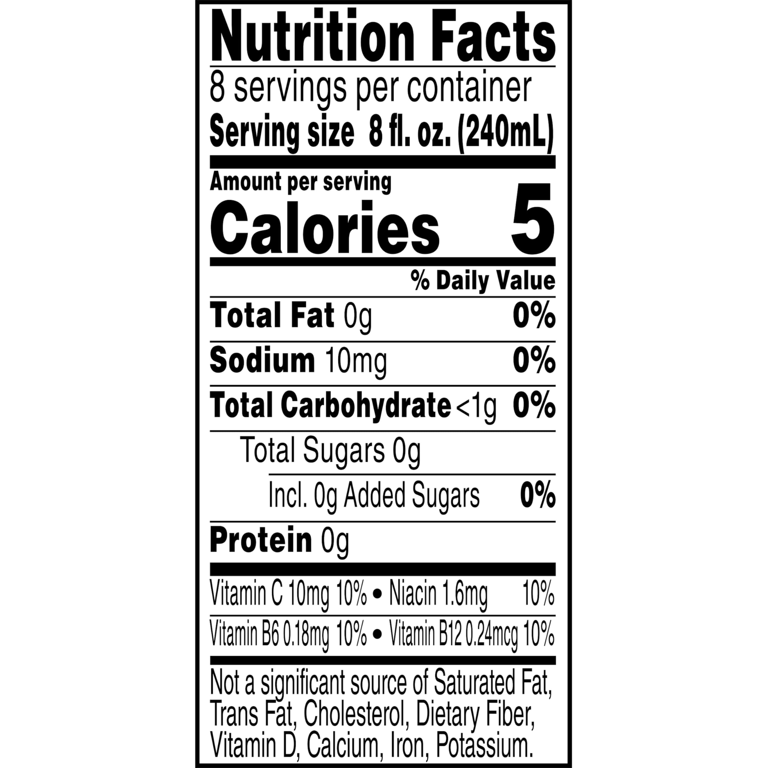 V8 Splash Citrus Punch Zero Sugar Juice Beverage, 64 fl oz Bottle (Pack of 4)