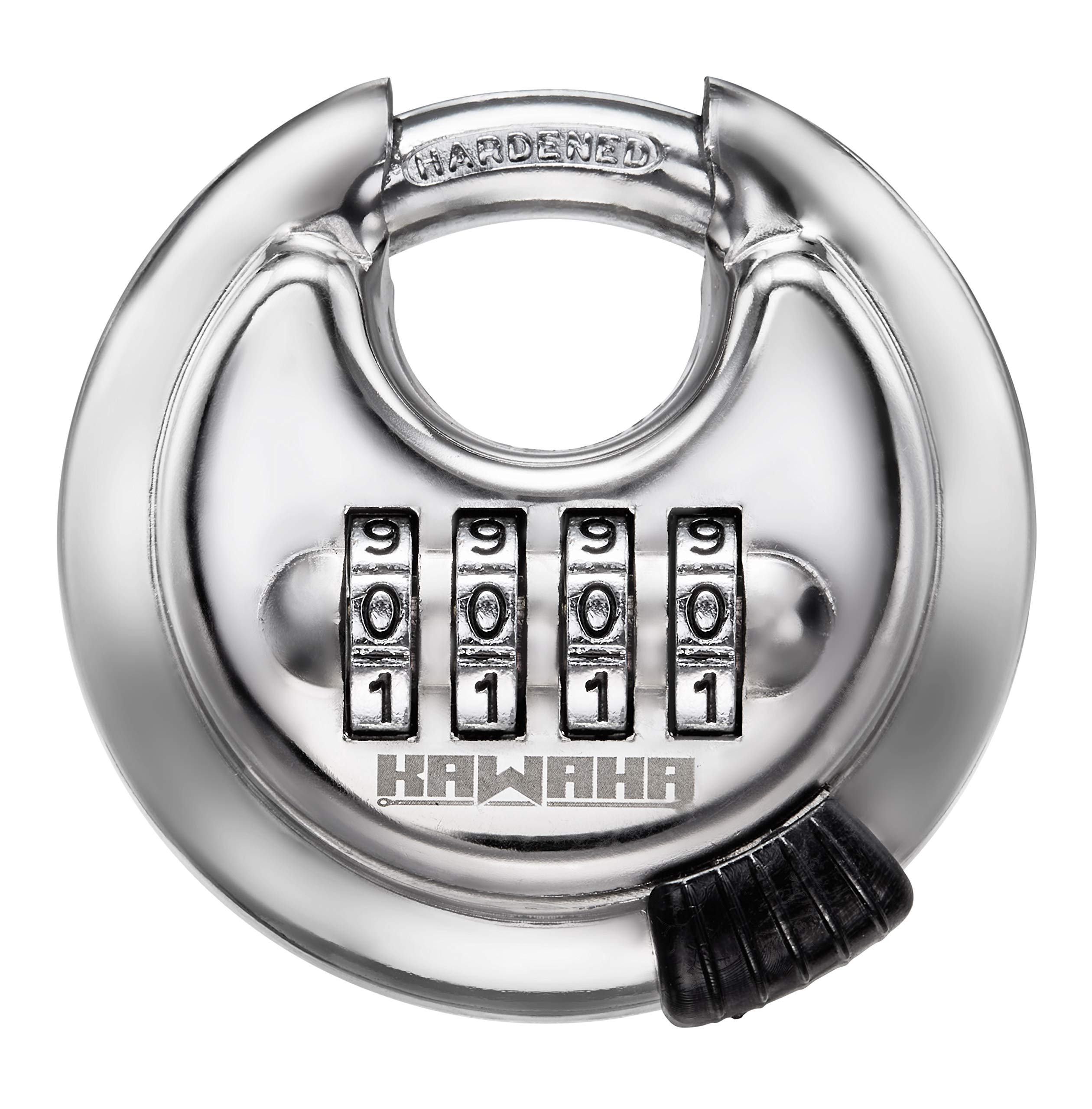 31/71 High Security Stainless Steel Discus Combination Lock for Both Indoor and Outdoor use (SUS304 Stainless Steel, Heavy Duty, Anti-Rust)