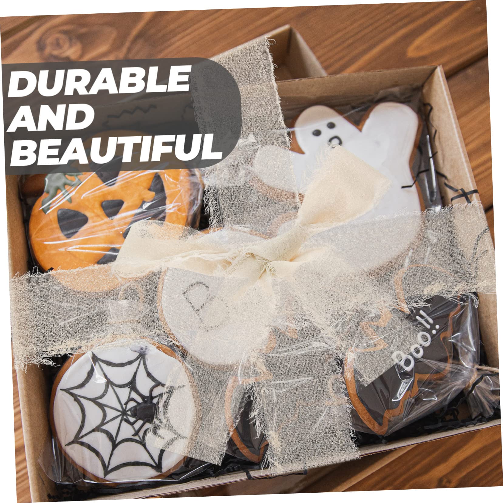 NUOBESTY 9rollen Handgefertigtes Fransenband Für Hochzeitsdekoration Chiffon-ribbon Zartem Design Für Brautsträuße -projekte Geschenkverpackung Und Einladungsgestaltung