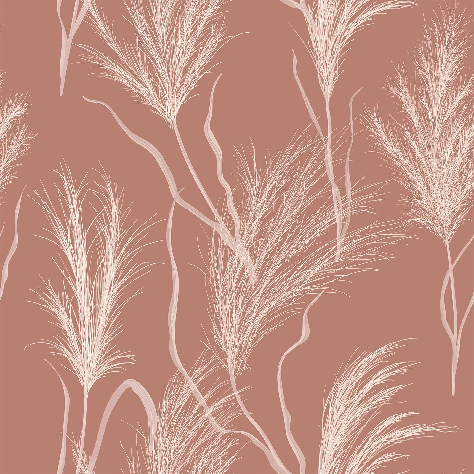 Papier peint rouge brique FunStick 44,5x899,2 cm pour salon et chambre