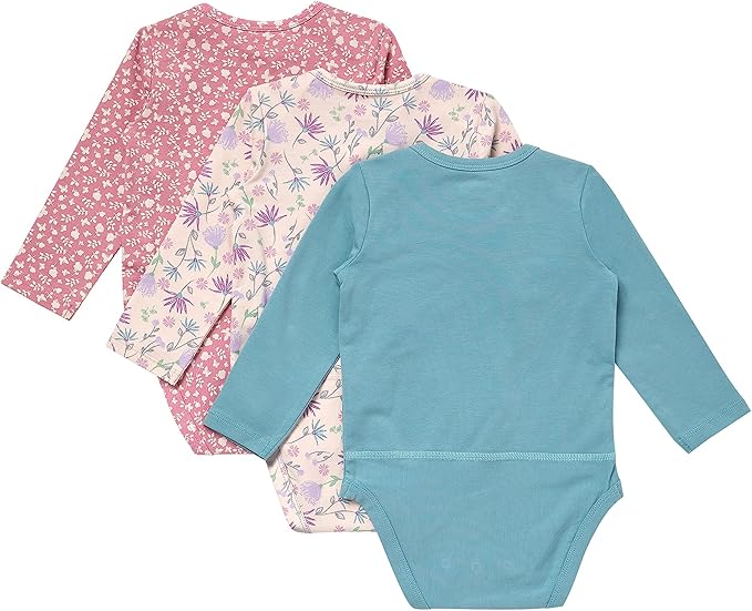 Bodys Manga Larga Algodón Pack 3 miniatura 2