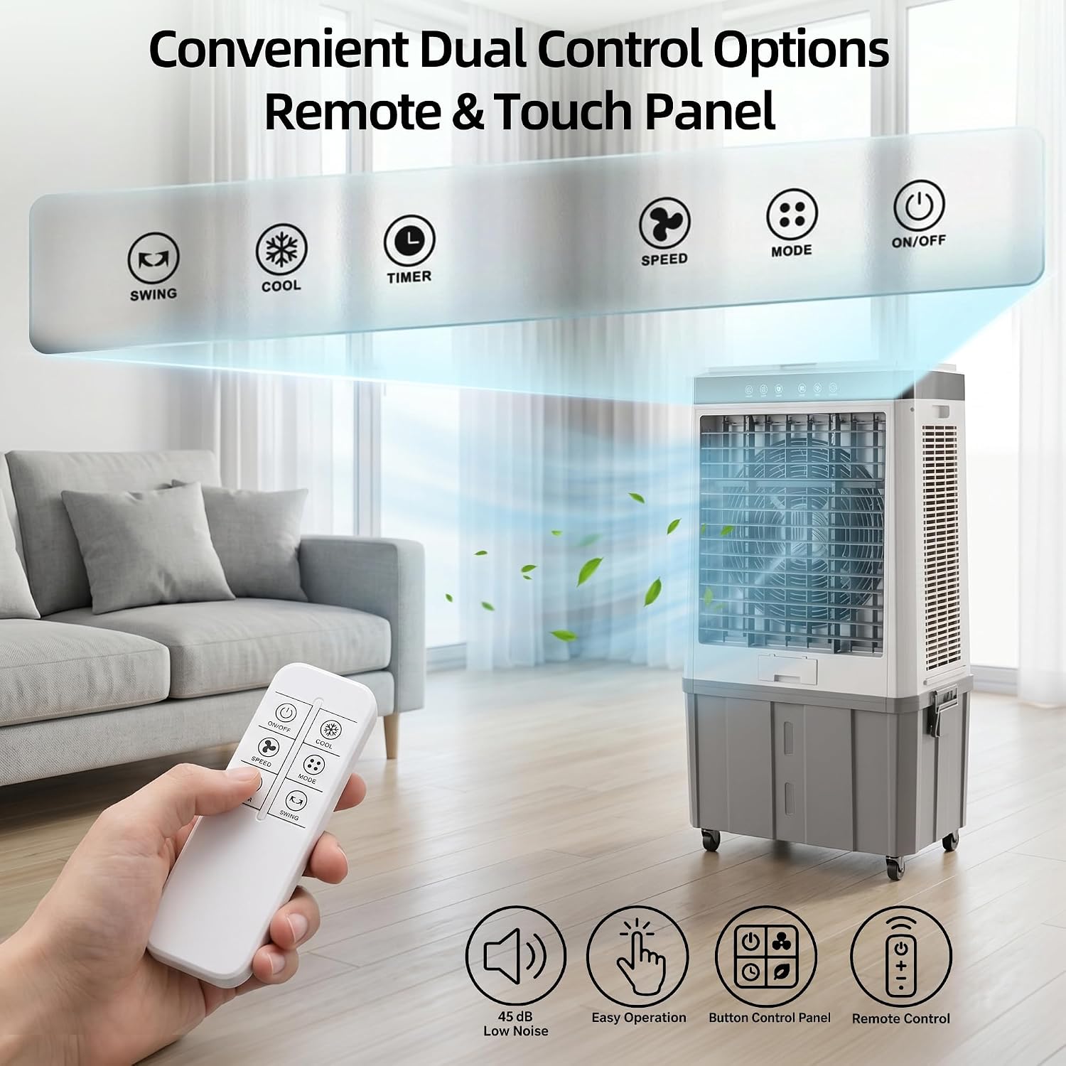 Remote control and touch panel display