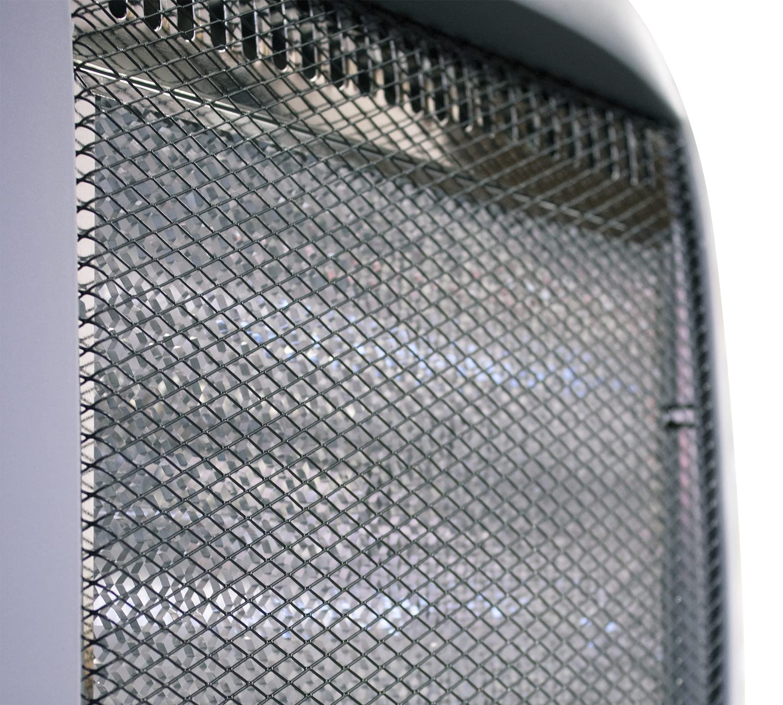 Stufa elettrica portatile,Stufa Alogena Oscillante, 4 Livelli di Potenza Silenziosa Oscillazione Alloggiamento Freddo Touch Sistema Antiribaltamento,Protezione termica (1600W)