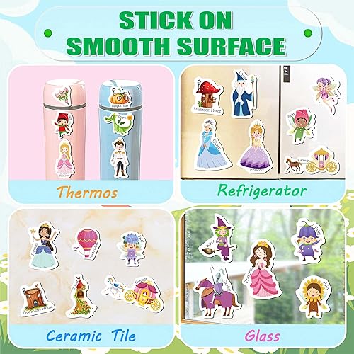 Miniatura 8 de iGetooy 6 juegos de libros de calcomanías reutilizables para niños de 1 a 3 años, 227 calcomanías reutilizables para niños, libro de actividades de