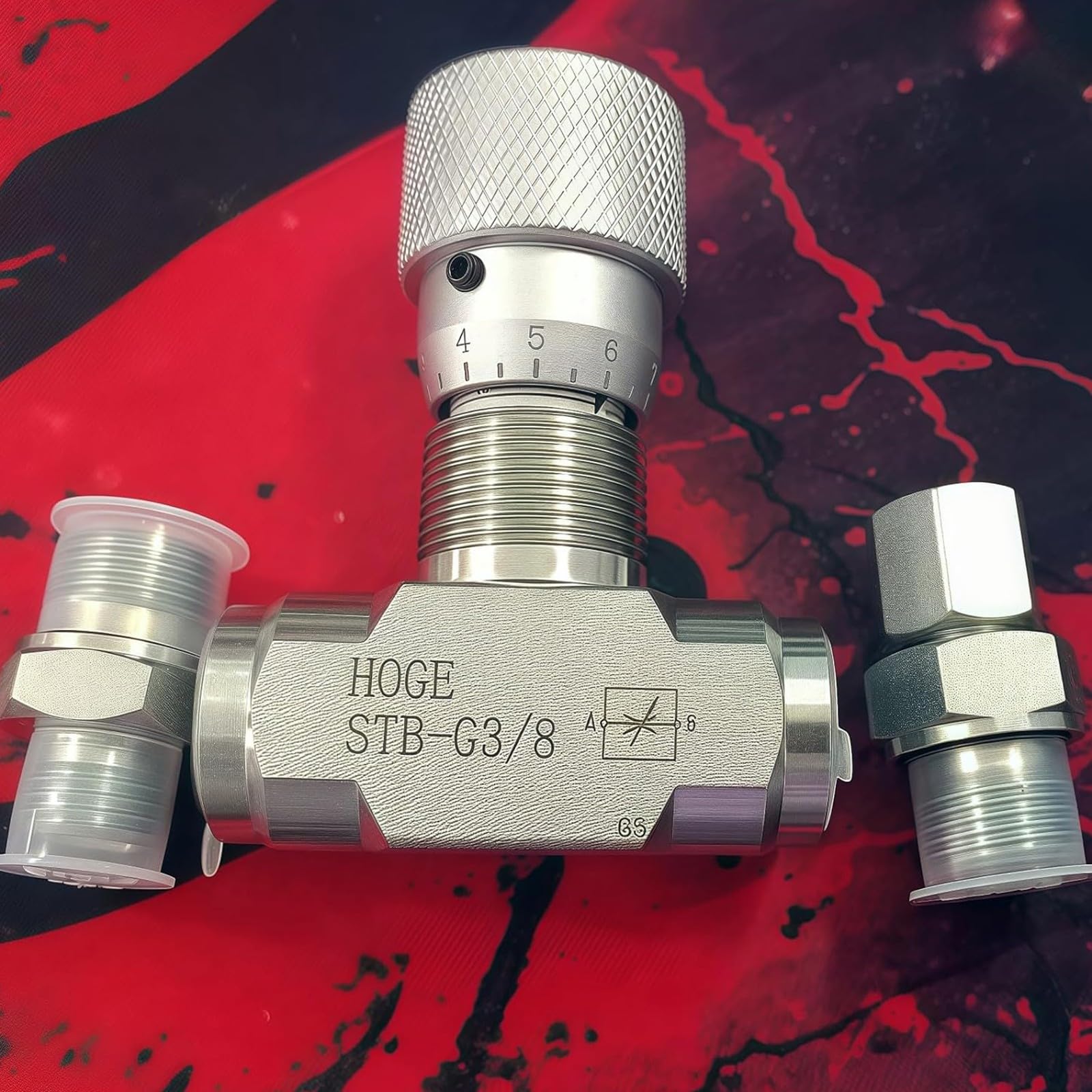 Válvulas de control de caudales hidráulicos bidireccionales de 3/8 pulgadas, válvulas reguladoras de flujo hidráulico para aplicaciones de alta presión, válvulas de control de flujo hidráulico