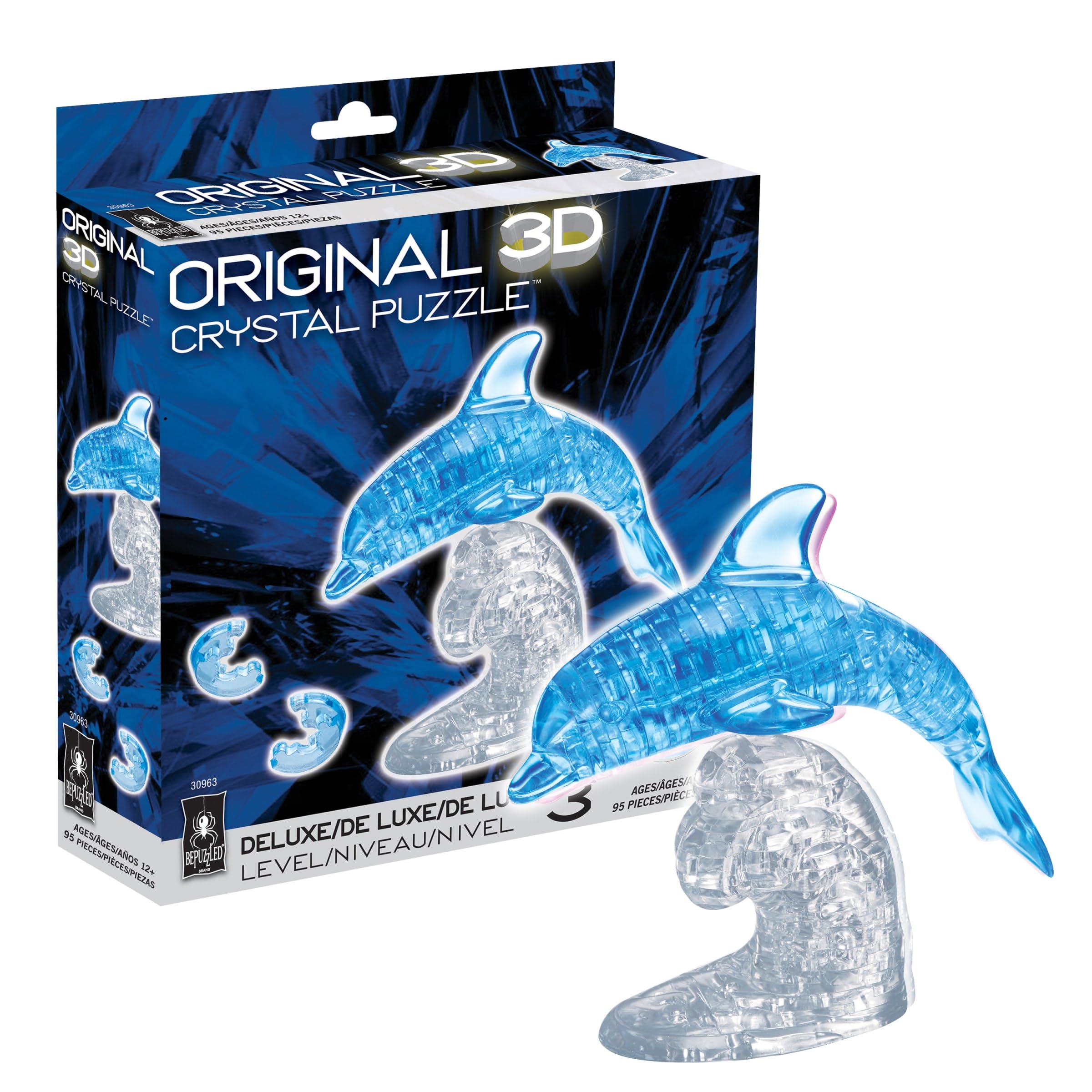 Amazon.co.jp: BePuzzled 95ピースドルフィン デラックス 3D