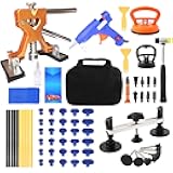 Srepat 69PCS Auto Body Paintless Dent Removal Tools Car Dent Repair Kit, Adjustable Dent Puller Kit with Gold Dent Lifter,Bridge Puller for Car Dent Repair and Suction Cup Dent Puller