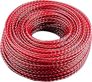 Trimmer Line, Twisted String Weed Grass Trimmer Line Strimmer Cord Brush Cutter Wire .080-inch Diameter 295 Foot Length