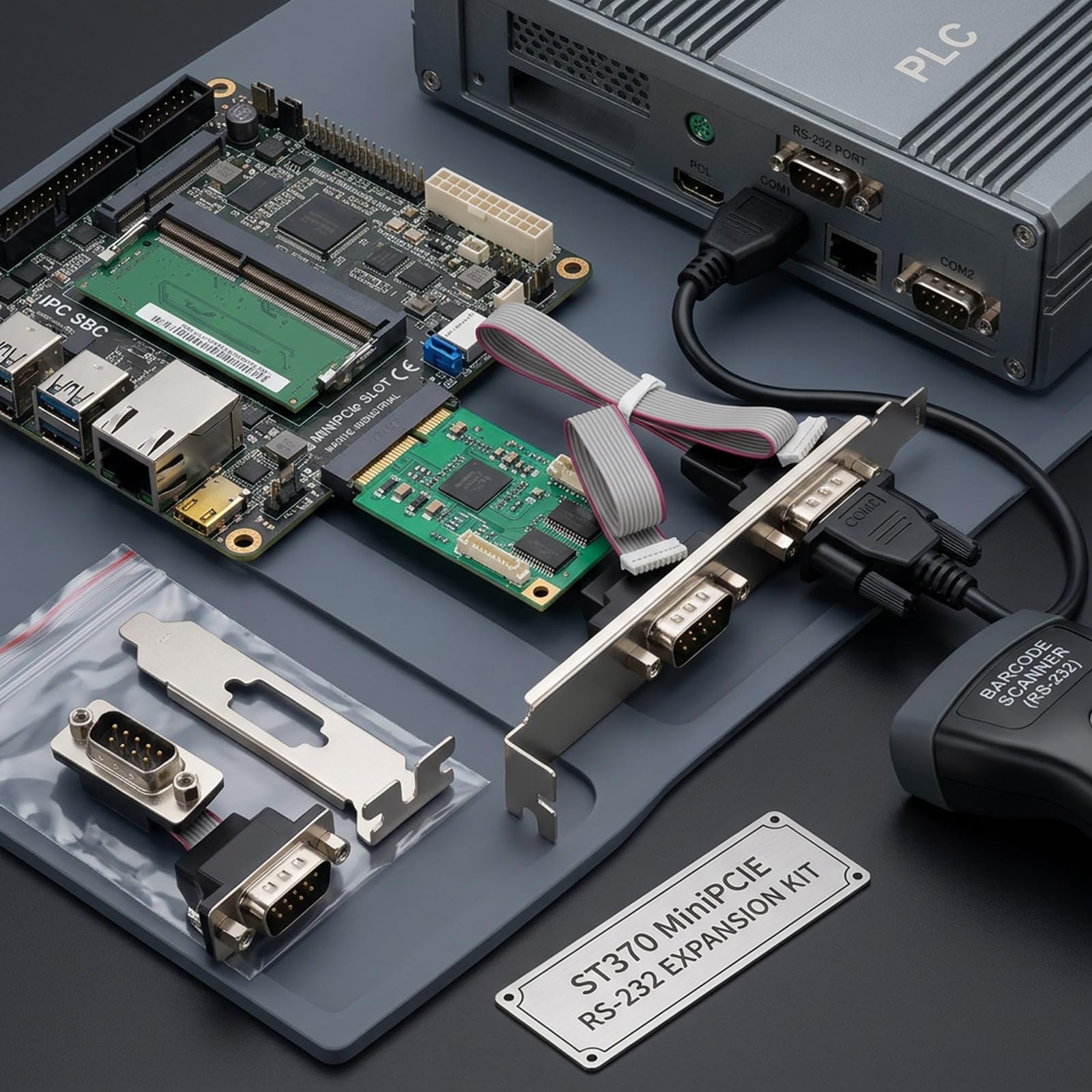 Scheda espansione Controller ST370 PCIE XR17V352 Ideale per l ' Editing Video e l ' analisi dei Dati Scheda espansione PCIe