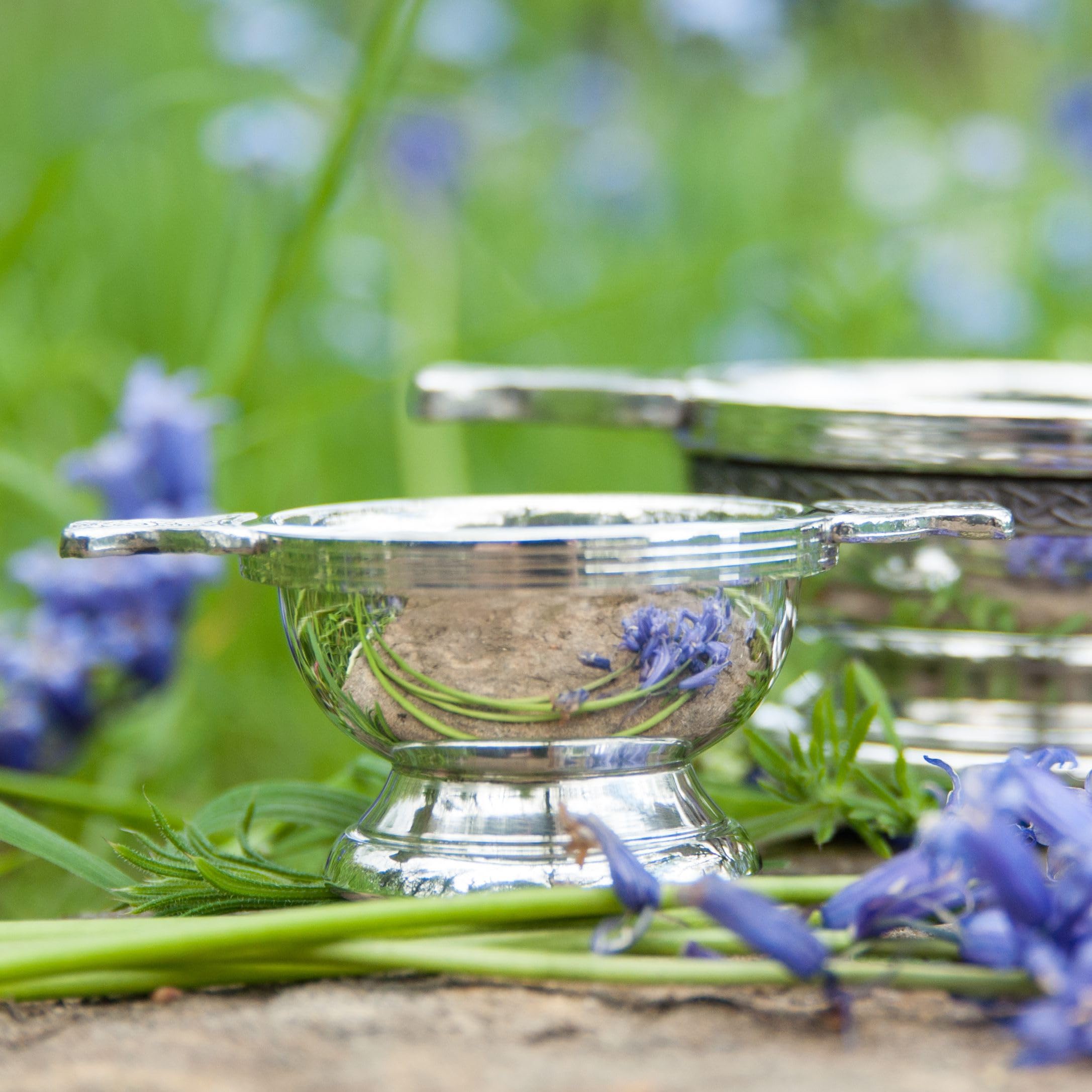 Lenox Navy Scallop Y All Purpose Bowl, Letter Y