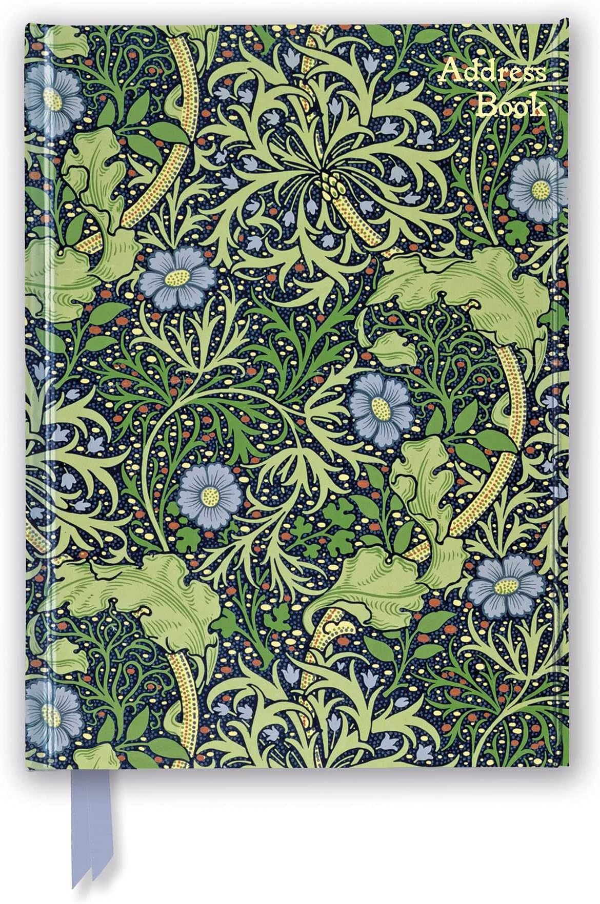 Flame Tree Gift William Morris: Seaweed (Address Book)