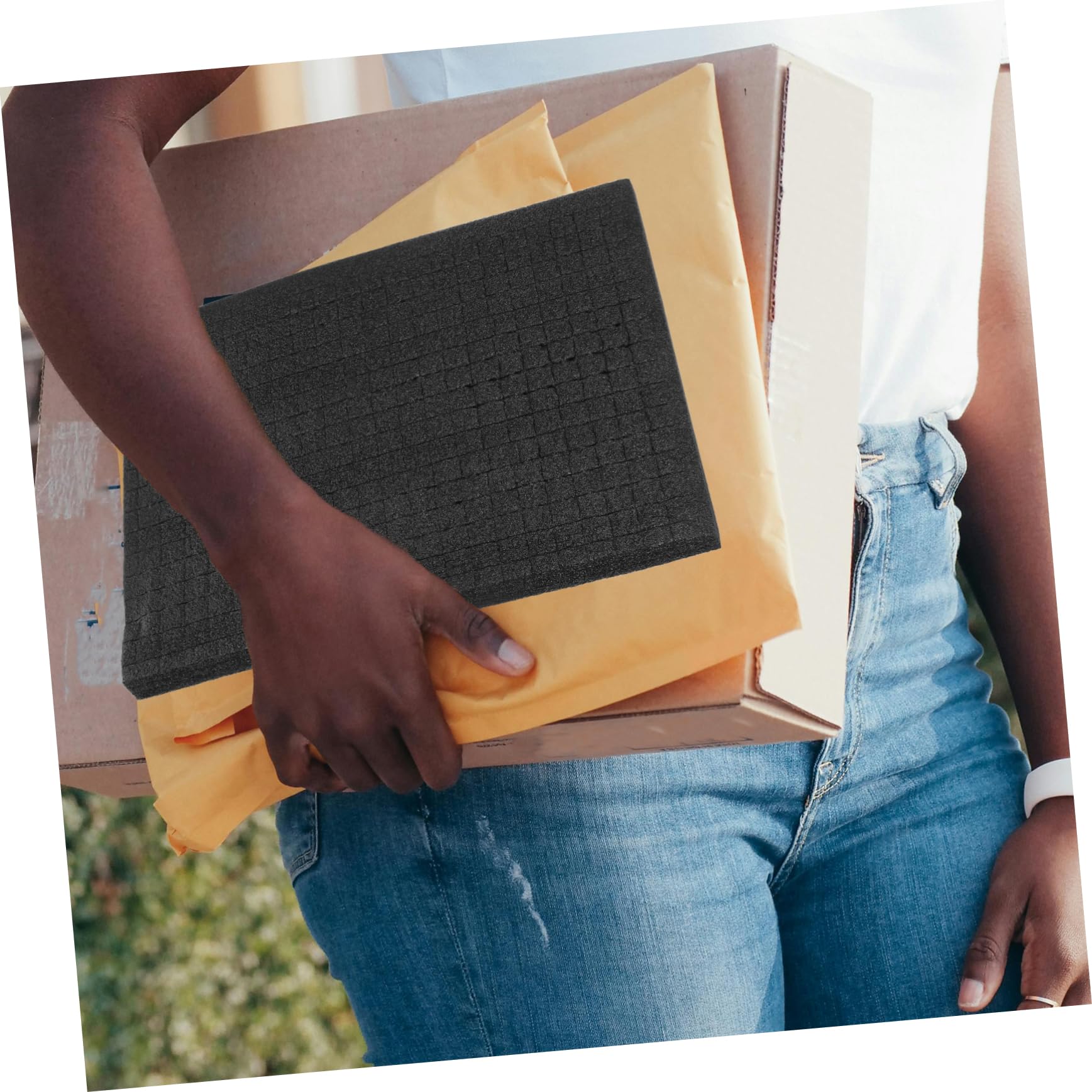 Feuilles de Mousse Epe Noires pour Boîtes à Outils, Lot de 2