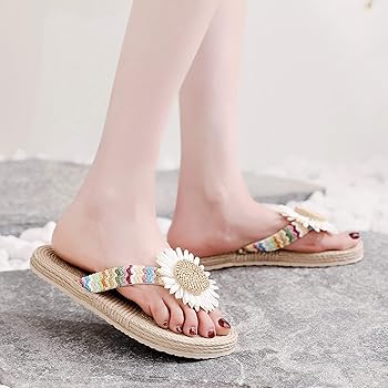 Amazon.co.jp: [Doerwye] ビーチサンダル レディース ボヘミア風
