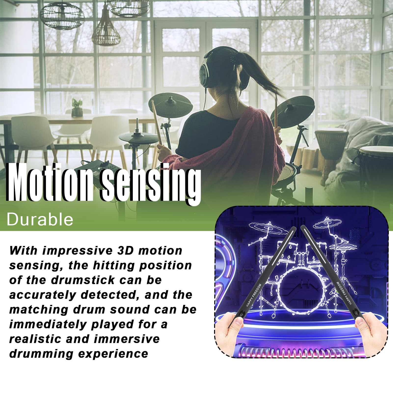 lvifloae Electric Air Drum Set - Image 4