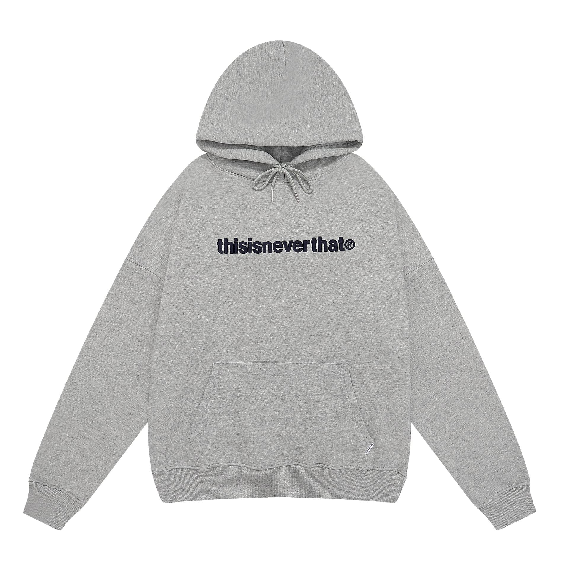 thisisneverthat フード付き スウェット トレーナー 刺繍グリーン 