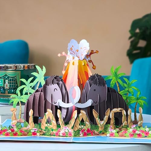 Miniatura 2 de Tarjeta de aniversario, tarjeta desplegable con texto en inglés "I Lava You", divertida tarjeta de cumpleaños para marido, esposa, novio, novia,