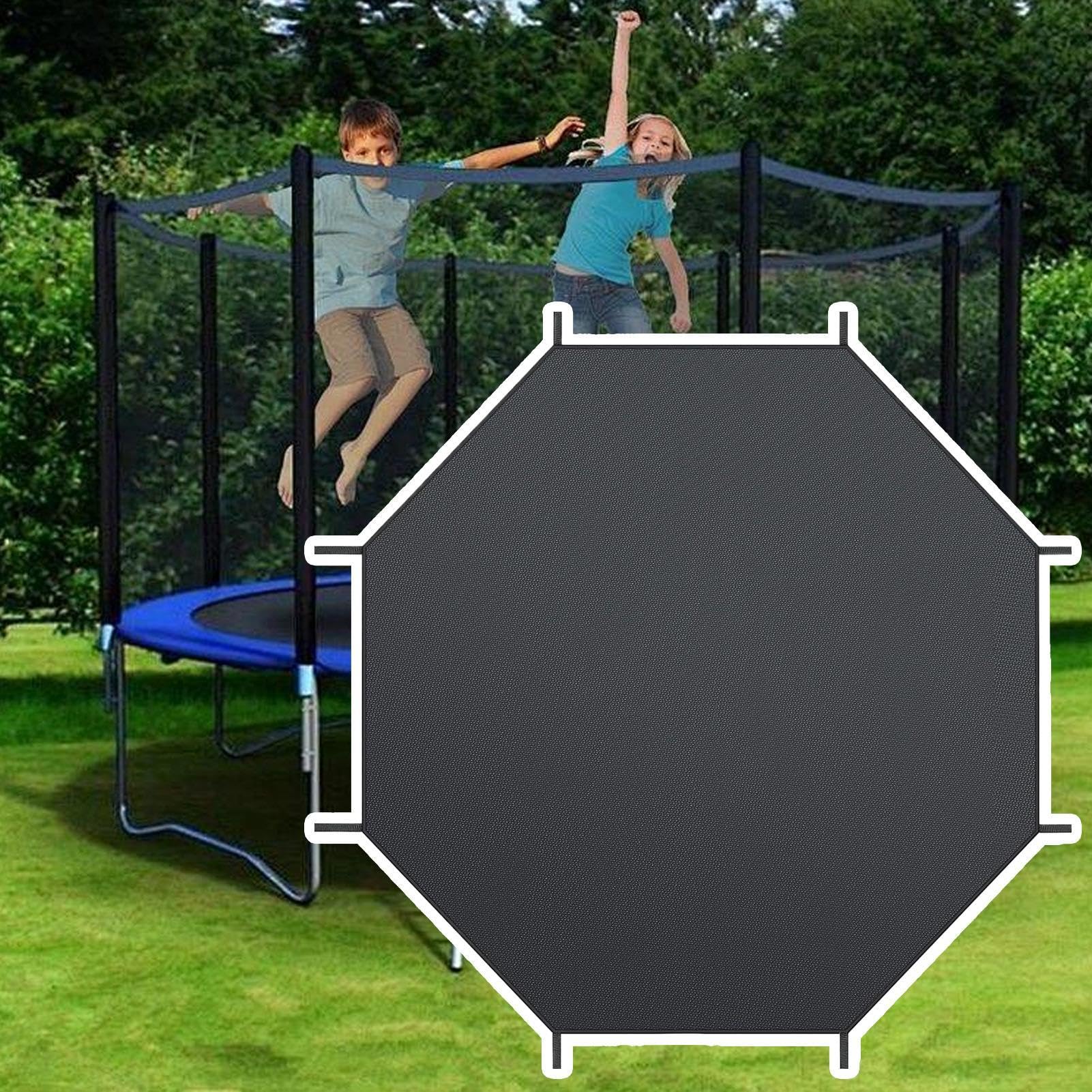 Trampolin-Baldachin – Outdoor-Sonnenschutz für Kinder, wasserdichter Schatten mit UV-beständigem Stoff und einfache Installation für Hinterhof, Spielen, Familie, Erholung, Garten, Spaß
