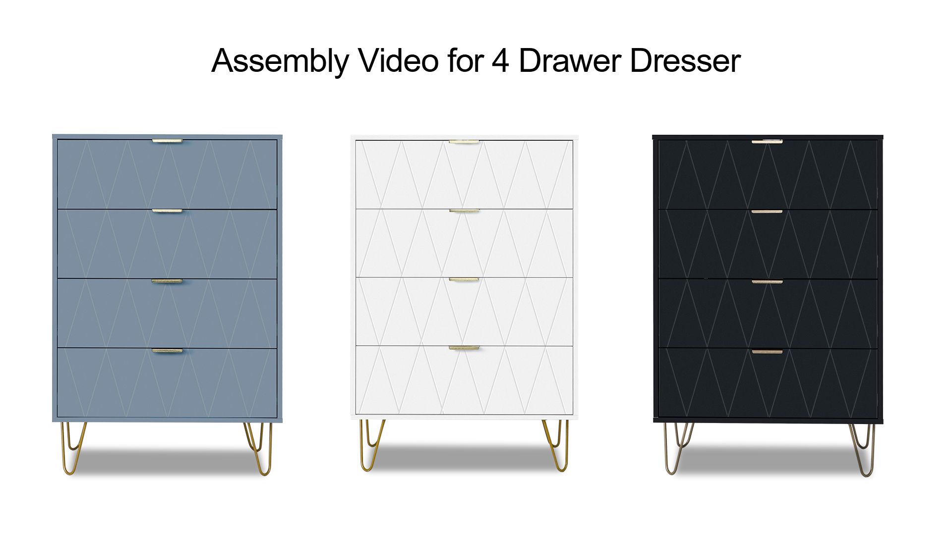 modern 4 drawer dresser instructions Modern 4 Drawer Dresser Plans