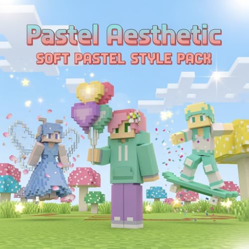 Pastel Aesthetic Skins for MCPE – Soft Pastel Style Pack