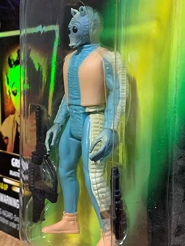 Miniatura 3 de Star Wars, The Power of the Force Green Card, figura de acción Greedo, 3.75 pulgadas