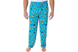 Sesame Street Cookie Monster Snooze Lounge Pants for Men