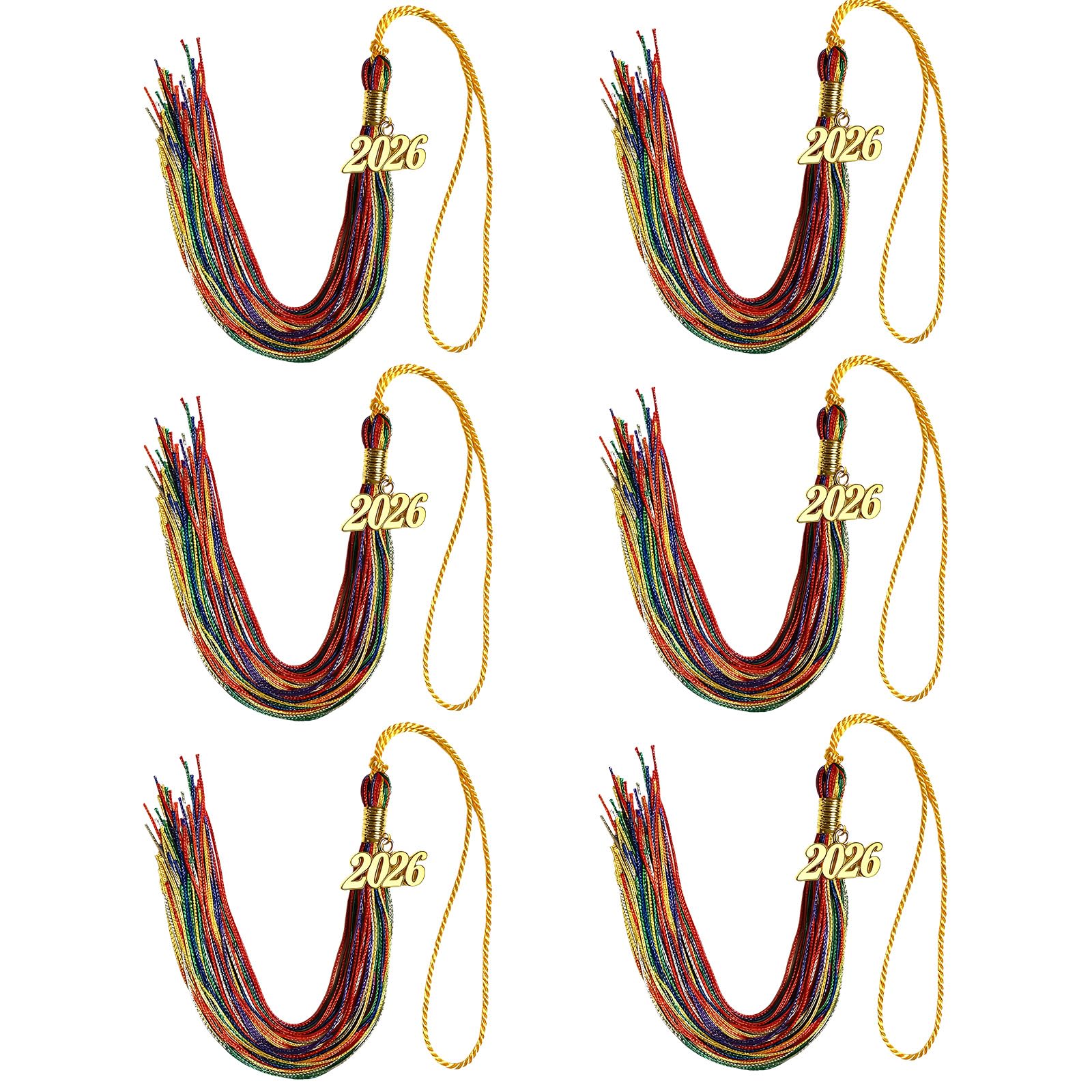 alloneslife Graduation Tassels 2026 Year Identifier Easy Installation for Cap and Craft Projects Polyester Cap Tassels