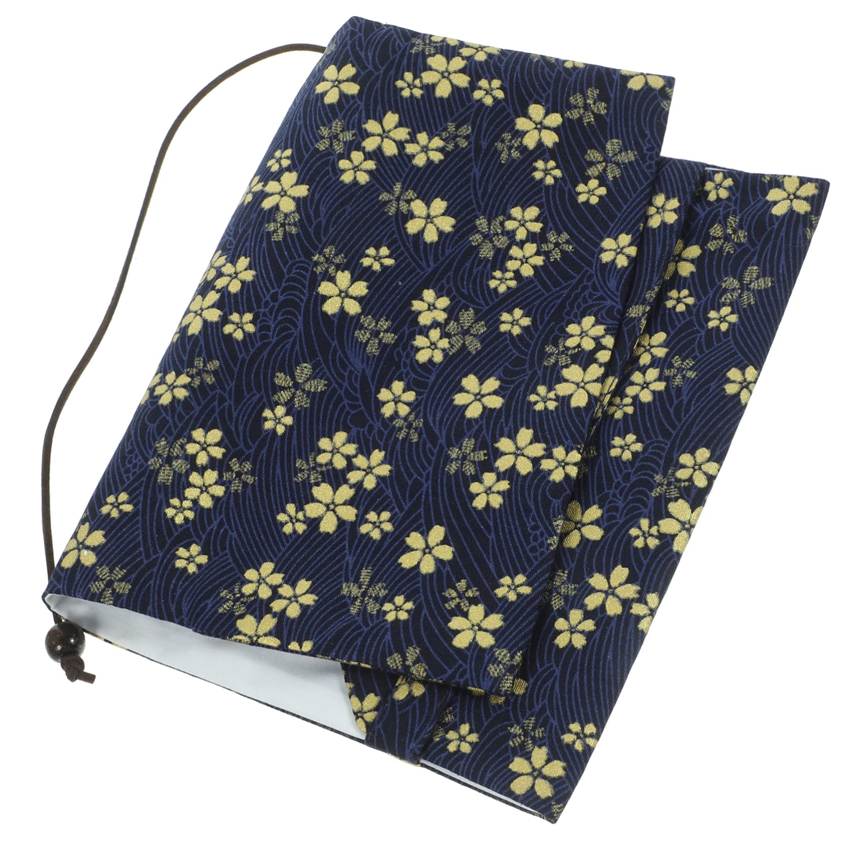 VILLCASE 5piezas Cubierta Decorativa De Tela Cuaderno Funda De Libro De Tela Mano Protección Reusable y Resistente Arañazos Marino Estampado De Flores