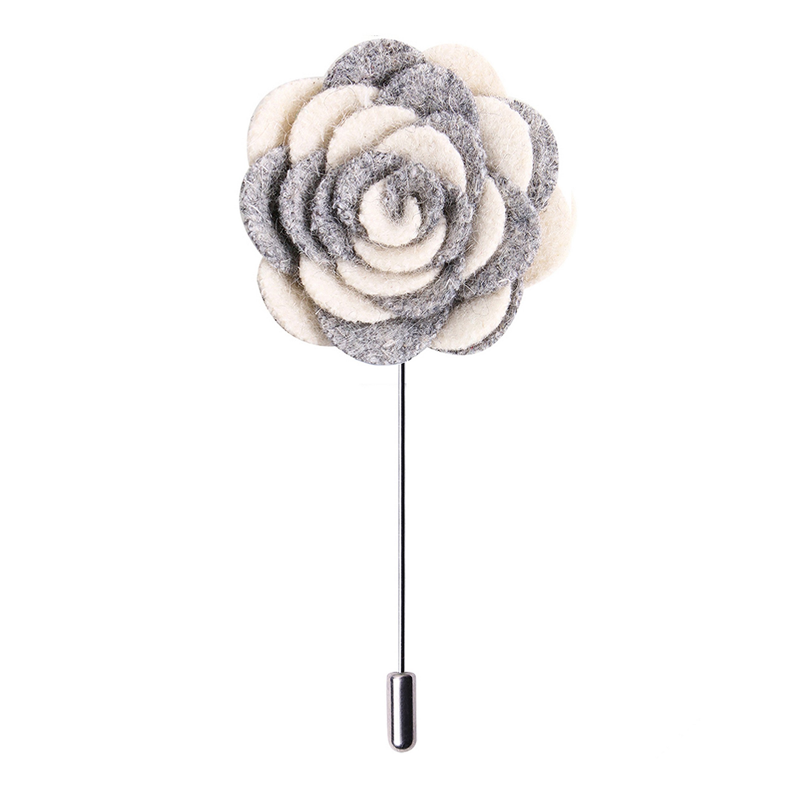 Peluche Melodious Whirlpool - White Colored Brooch/Lapel Pin for Men (B01N7MWILQ) Amazon Price History, Amazon Price Tracker
