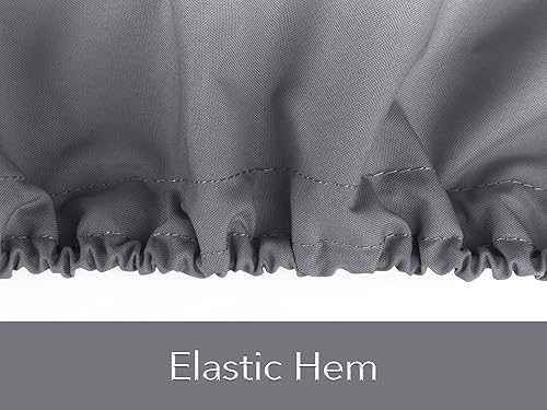 Miniatura 6 de Covermates Funda para silla modular sin brazos para exteriores, poliéster resistente al agua, dobladillo con cordón, rejillas de ventilación, fundas