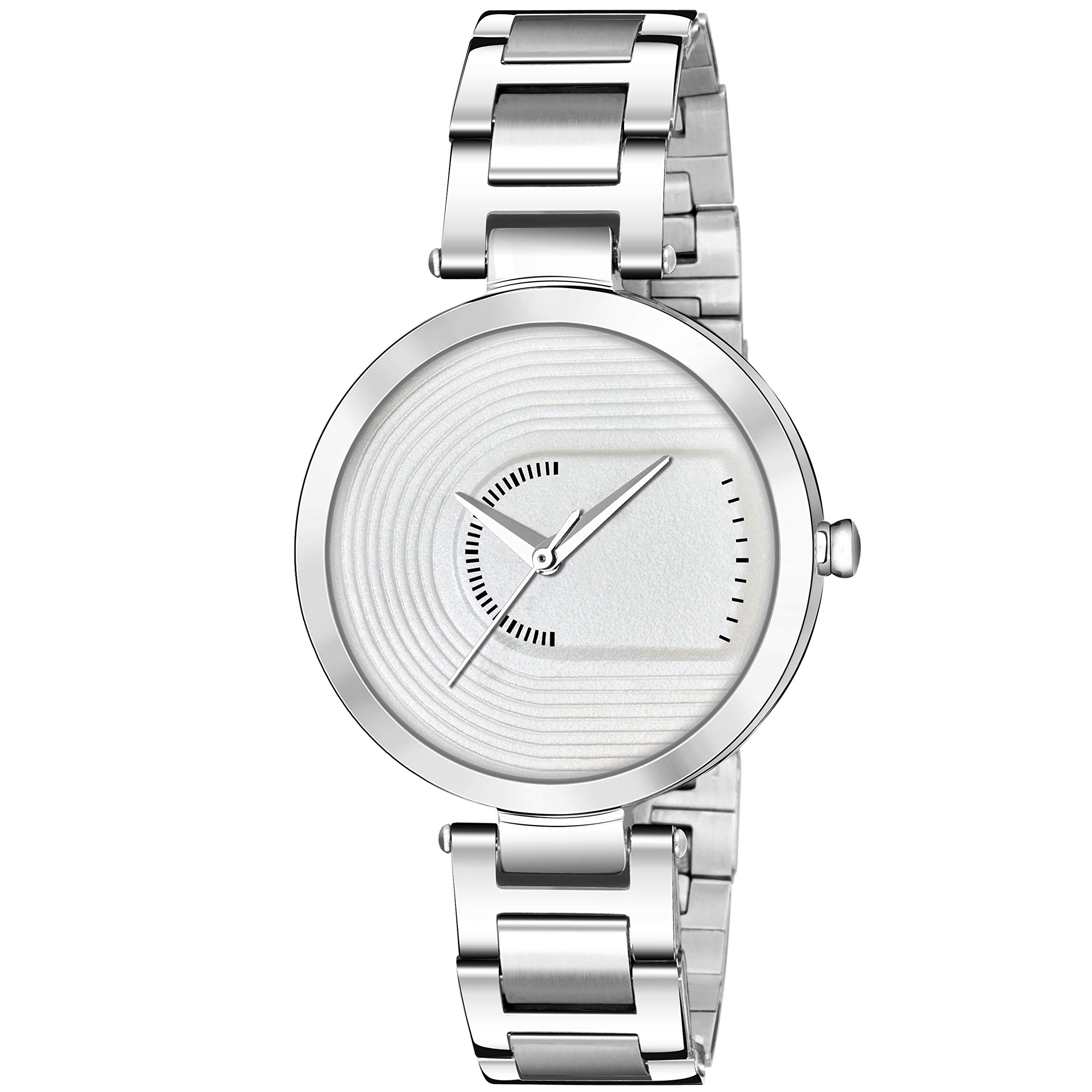 Watch City White Colour Attractive Slim Dial Stainless Steel Belt Analog Watch for Girls and Women (B08KGF7WQ5) Amazon Price History, Amazon Price Tracker