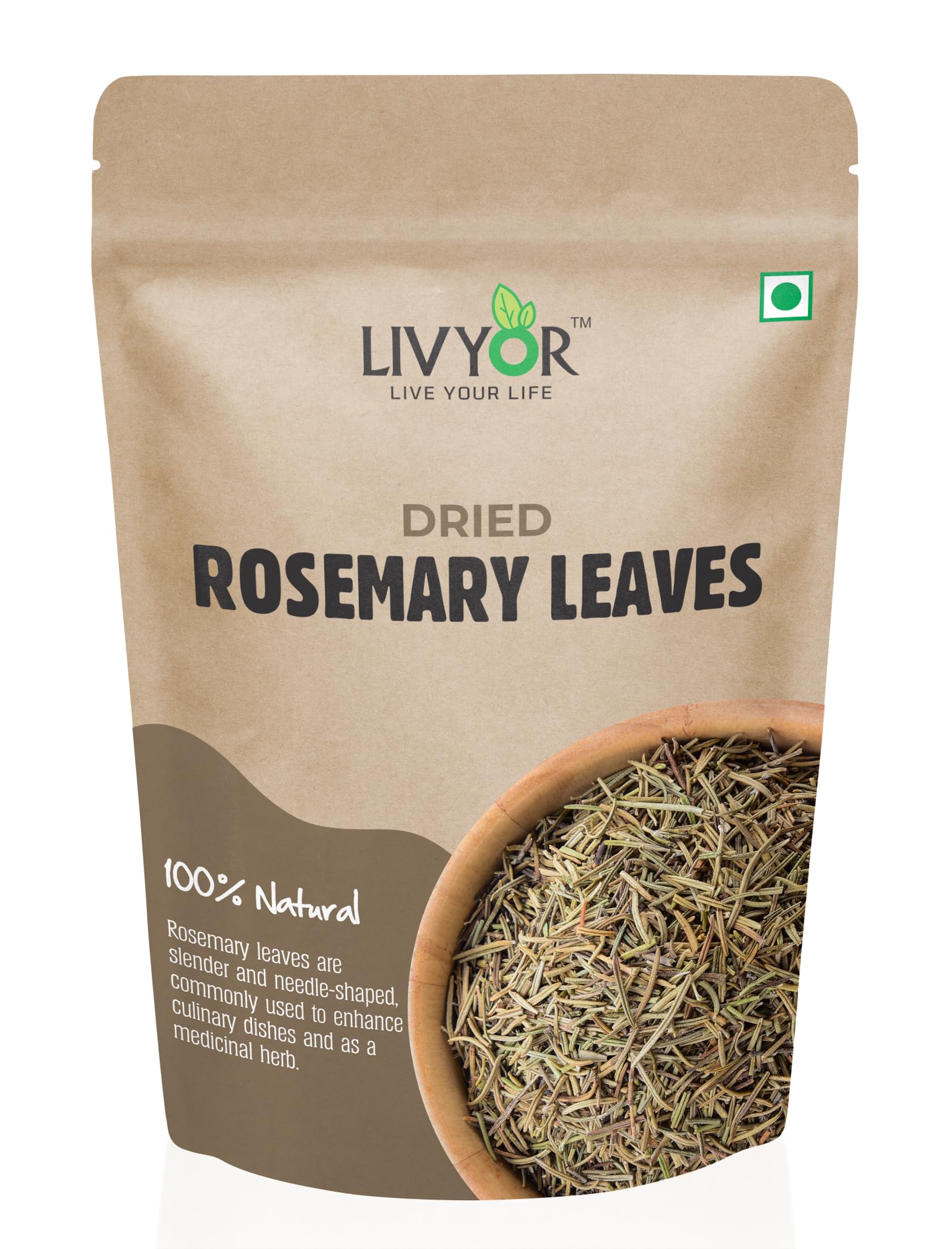 LIVYOR Rosemary Leaves | Dried leaves for Hair Growth, Food (400 g) (B0CSGY16RV) Amazon Price History, Amazon Price Tracker