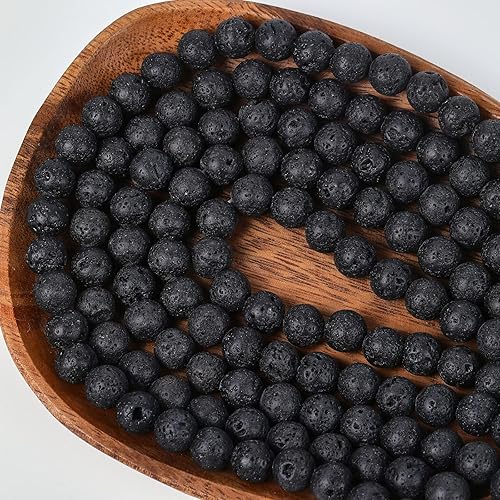 Miniatura 4 de 45 cuentas de piedras preciosas naturales de 0.315 pulgadas (0.315 in), cuentas redondas sueltas para fabricación de joyas con cordón elástico de